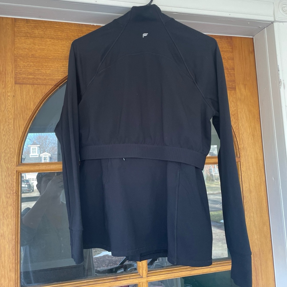 Fabletics Black Trinity Performance Jacket Black Size Large - Picture 7 of 7